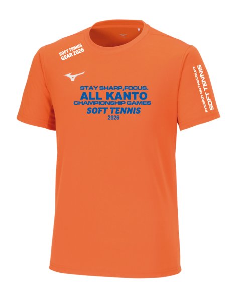 画像1: ソフトテニス関東大会2026Tシャツオレンジ (1)