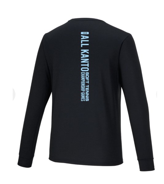 画像2: ソフトテニス関東大会2026長袖Tシャツブラック (2)