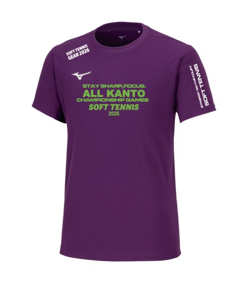画像1: ソフトテニス関東大会2026Tシャツパープル (1)