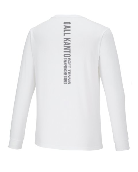 画像2: ソフトテニス関東大会2026長袖Tシャツホワイト (2)