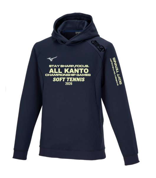 画像1: ソフトテニス関東大会2026完全受注フーディー：ネイビー (1)