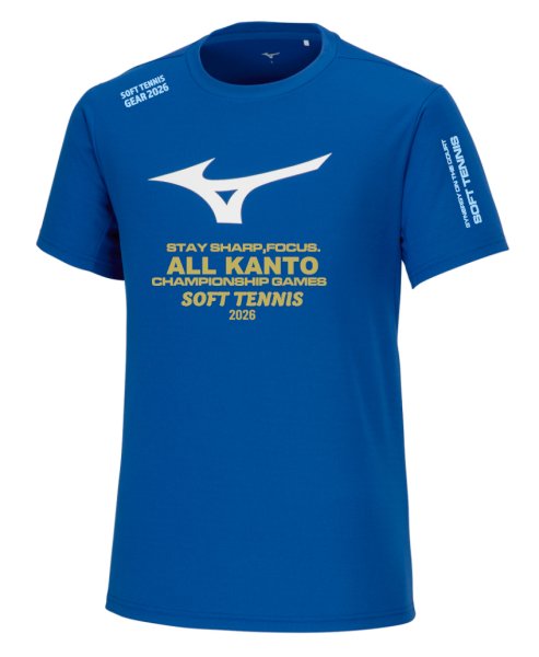 画像1: ソフトテニス関東大会2026TシャツSブルー (1)