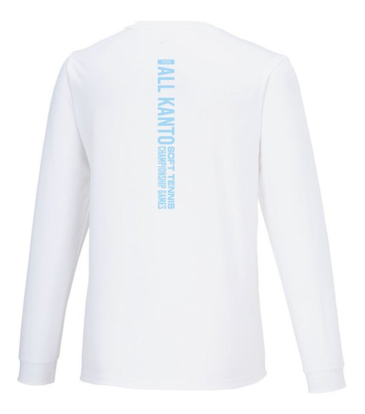 画像2: ソフトテニス関東大会2026長袖Tシャツホワイト2 (2)